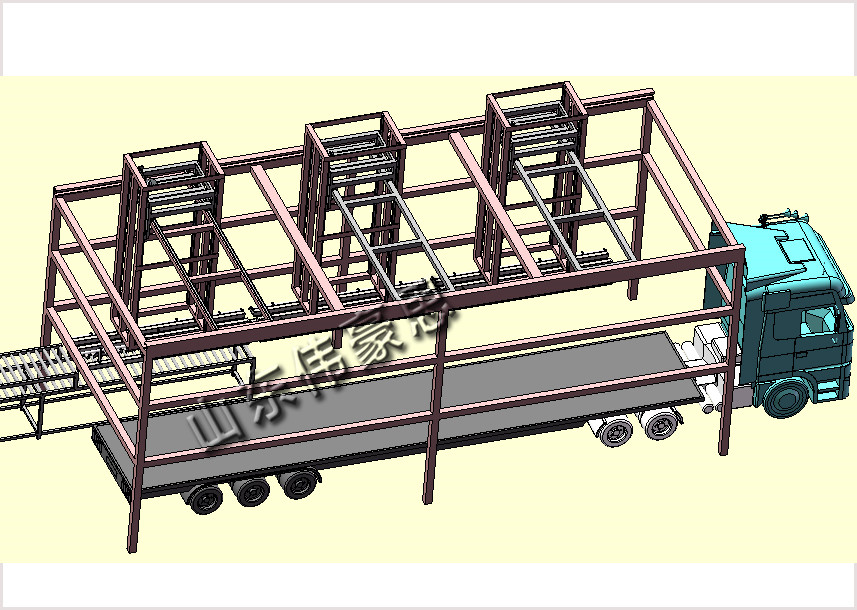 吉林淀粉拆垛裝車機(jī)械手 食品高架式裝車機(jī)