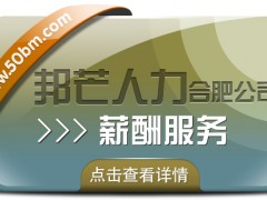 合肥邦芒*薪酬服務(wù) 企業(yè)薪酬管理的省心助手